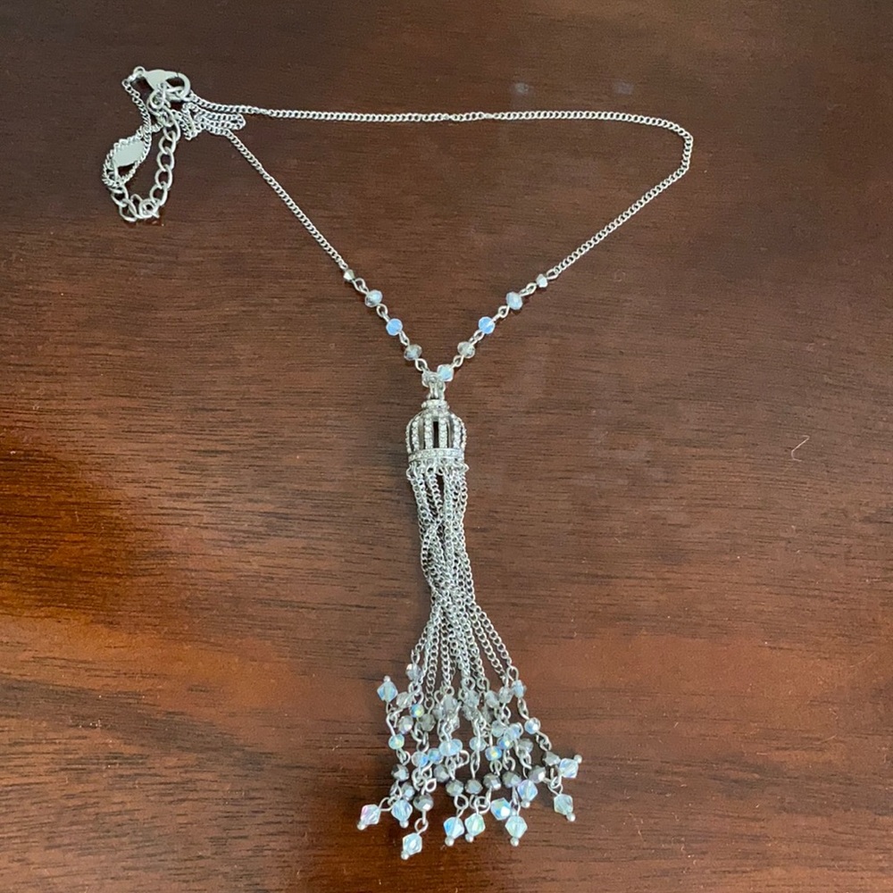 Chandelier drop necklace
